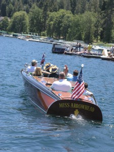 Boat in Lake Arrowhead